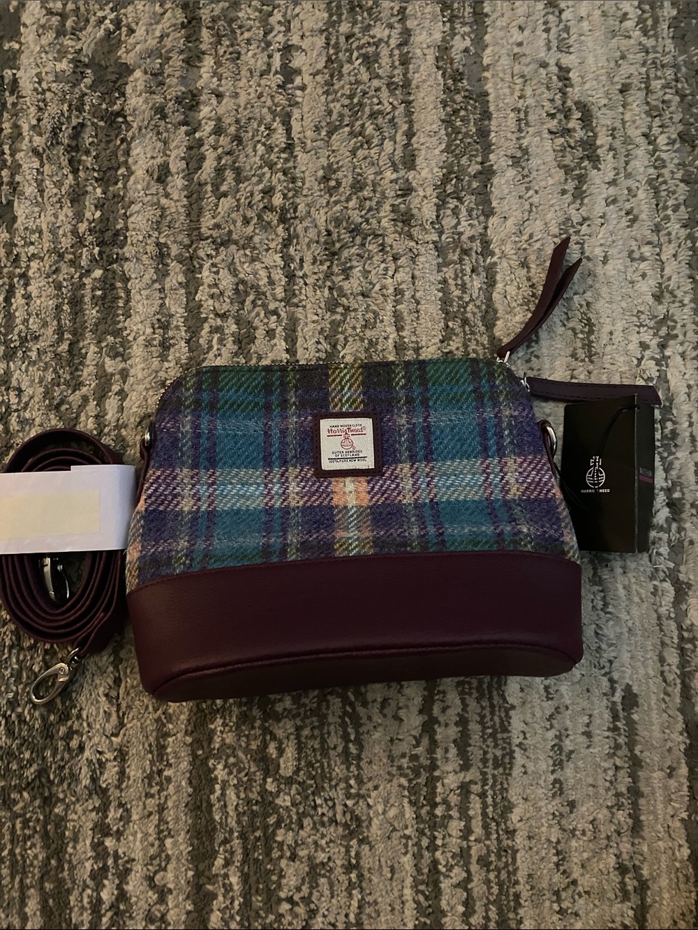 Harris Tweed Square Shoulder Bag